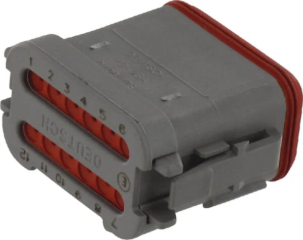 Deutsch - DSDT0612SACE05 - Plug Housing 12 P. Female DT Gra