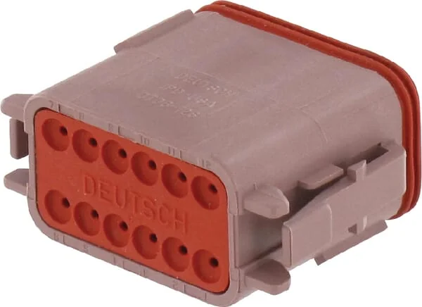 Deutsch - DSDT0612SD - Plug Housing 12 P. Female DT