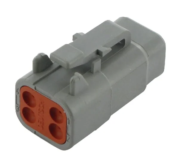 Deutsch - DSDTM064S - Plug Housing Male, 4 Poles Series DTM, Deutsch