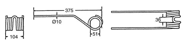 Deutz Fahr - VF16502744 - KH-Tine