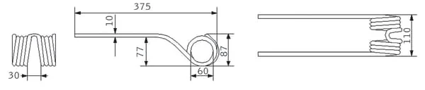 Deutz Fahr - VF1660756488 - Rotary Tine Original Deutz Fahr