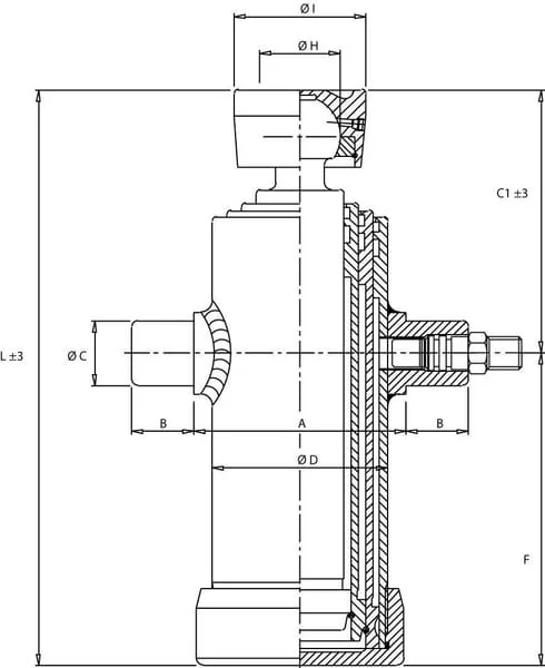 Di Natale Bertelli - TC2033 - Telescopic Cylinder TC 2033 Ball