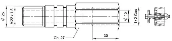 Di Natale Bertelli - TC9875 - Hose Break Protector TC 75 L <lt/>D50 TC 9-875