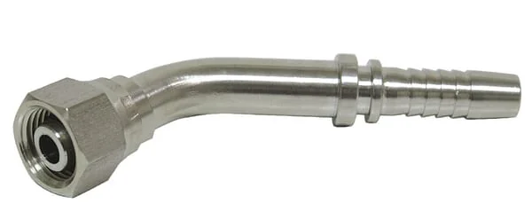 Dicsa - PGLO132245RVS - Dicsa Pillar DN13 - M22 x 1.5 - 15L - 45° Stainless Steel