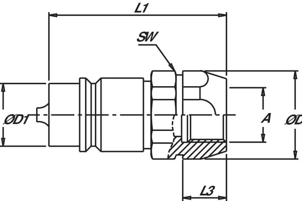 DNP - SKPM10D16 - Hydraulic Plug 3/8" M16x1.5