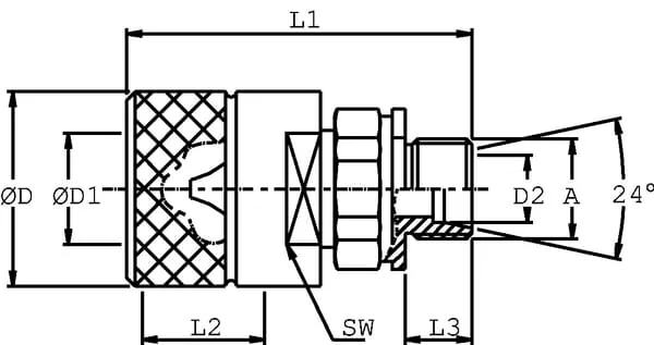DNP - SKSM12S18 - Hydraulic Coupling