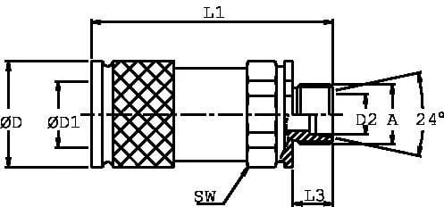DNP - SKVF12L18 - QR Coupling Female