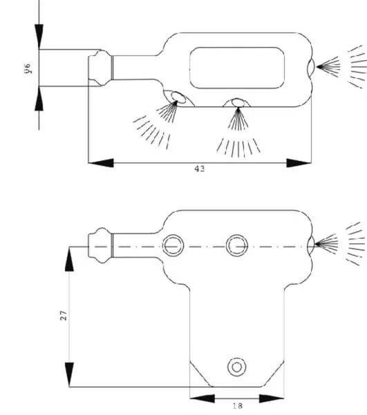 Doga - 120500639C0 - Nozzle For Wiper Arm