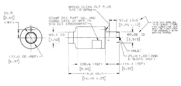 Donaldson - M070069 - Spark Arrester 89 mm