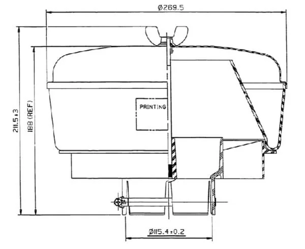 Donaldson - PBH000823 - Donaldson Pre-Filter