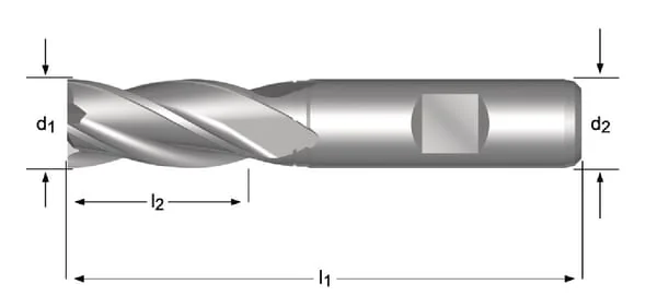 Dormer - C247220 - Dormer End Mill C247 HSS-E 22mm