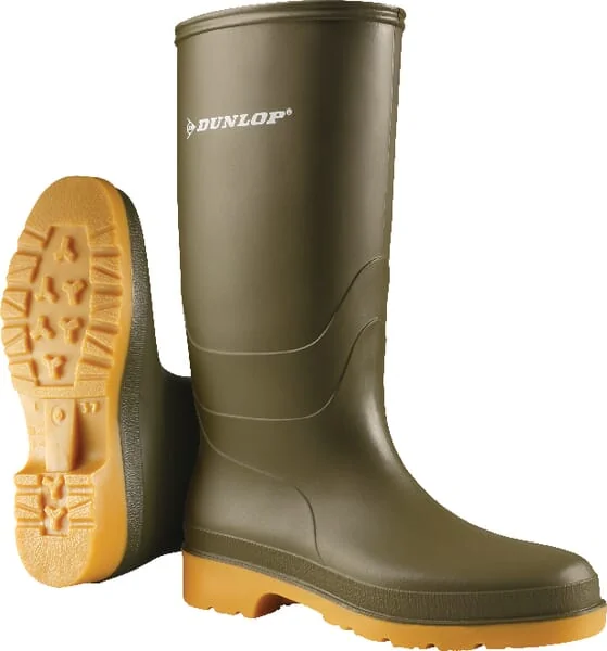 Dunlop - 1624732 - Boots Green Children's Size 13 Wellingtons Dull Dunlop