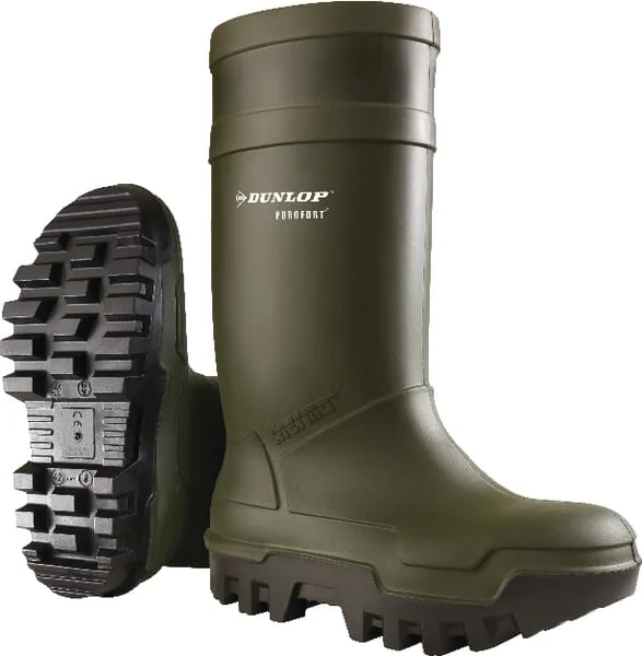 Dunlop - C66293347 - Thermo Boots with Steel Toe Green Size 47
