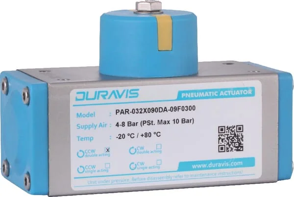 Duravis - PAR032X090DA - Double-Acting Pneumatic Actuator