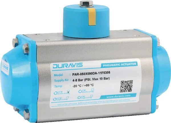 Duravis - PAR050X090SR - Single-Acting Pneumatic Actuator