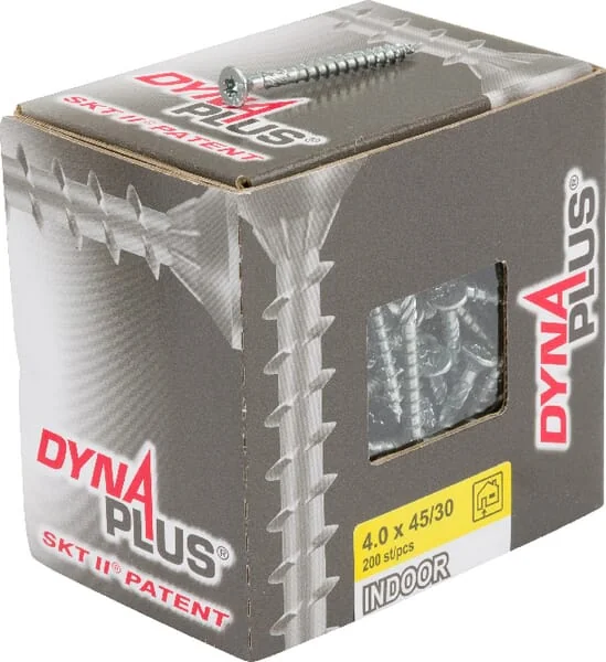 DYNAPLUS - USPKTX404530VZ - Universal Screw Galvanized PK TX-20 4.0x45-30