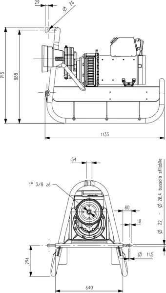 E Power - AWB440XH - Pto Generator 40 KVA