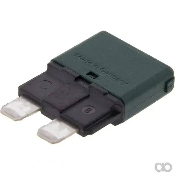 E.T.A - SI25006 - Fuse Thermal Manual Reset 28V 6A Length 34.4mm Green E.T.A