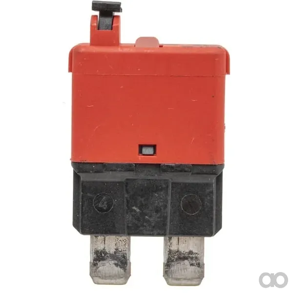 E.T.A - SI25110 - Fuse Thermal Manual Reset 28V 10A Length 34.4mm Black E.T.A