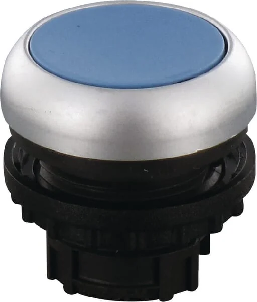 Eaton - M22DB - Pushbutton Blue Spring Return
