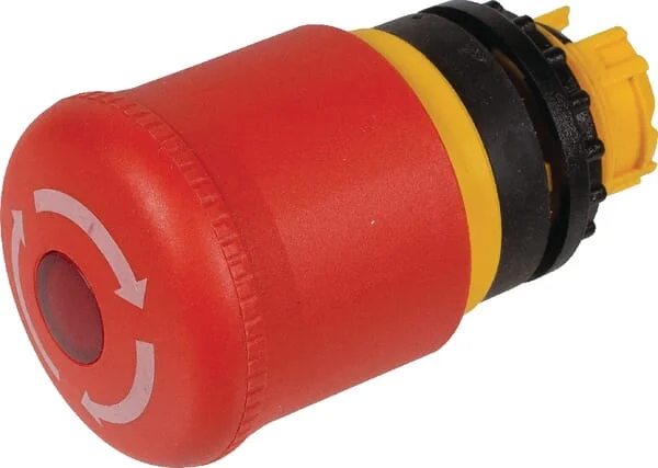 Eaton - M22PVLT - Emergency Stop Switch, Illuminated