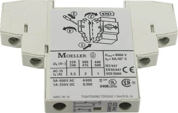Eaton - NHI12PKZ0 - Standard Auxiliary Contact