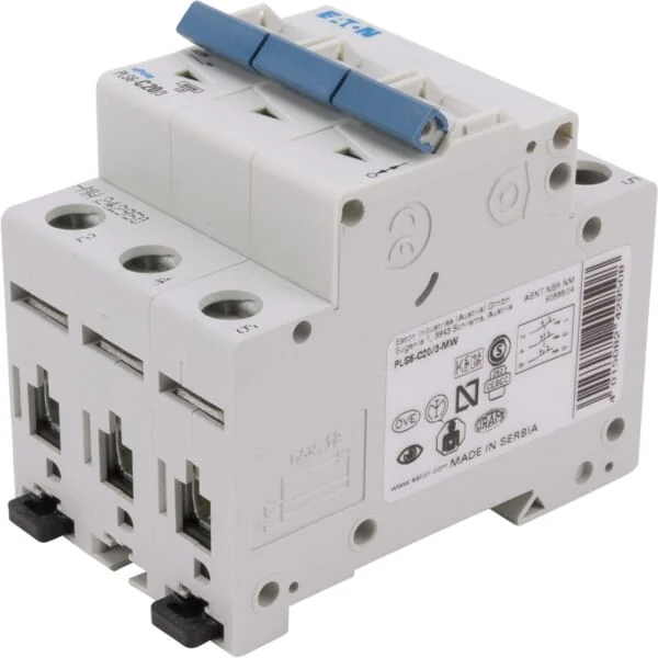 Eaton - PLS6C203 - Miniature Circuit Breaker 20A, 3P,C