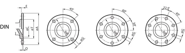 Elbe - EDS07100050 - Flange Joint A=100 L=116