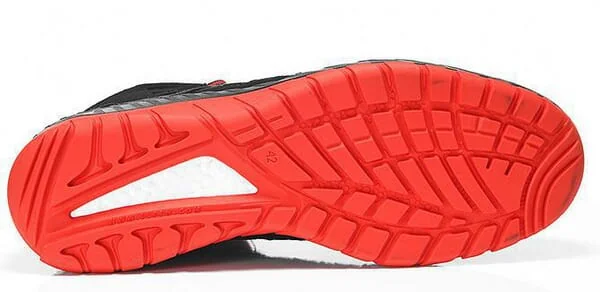 Elten - 76956146 - Safety Shoes Maddox Black/Red Mid ESD 46