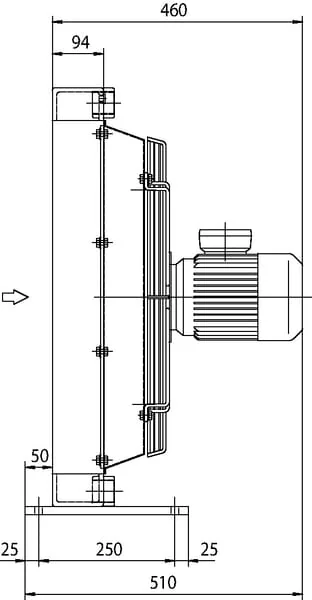 Emmegi - OKHPA3603201 - Emmegi Oil Cooler (400V) 50-38°C HPA-36-03-2-01