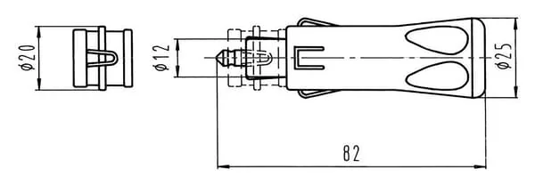 Erich Jaeger - 251003JAE - Lighter Plug 2-Pole
