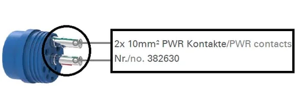Erich Jaeger - 382630JAE - Contact Pin Male Female 10mm²