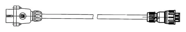 Erich Jaeger - 601024JAE - Connecting Cable 7 Pin
