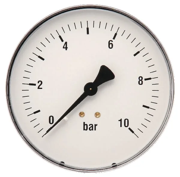 ET - MA10010B08STGF - Gauge Diameter 100 0-10bar 1/2" Rear