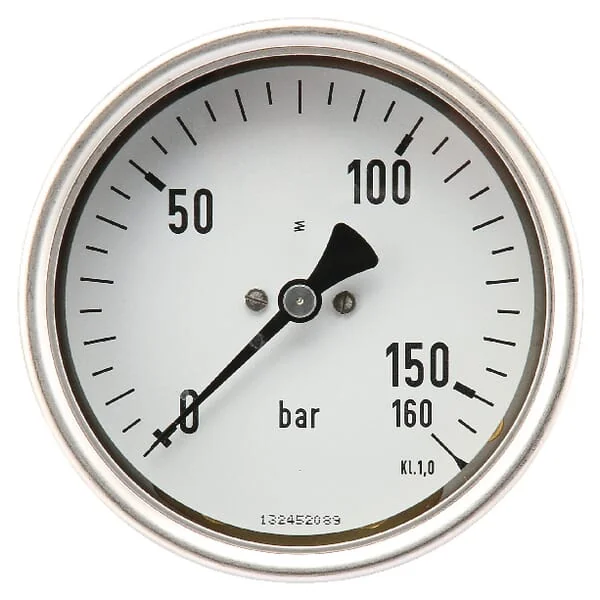 ET - MA100160B08SSGF - Pressure Gauge Diameter 100 0-160bar 1/2" Rear