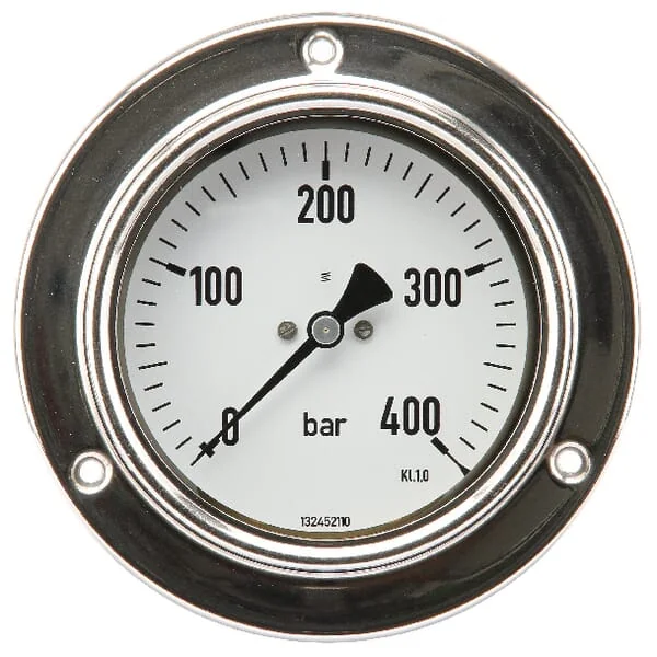 ET - MA100400P08SSGF - Pressure Gauge Diameter 100 0-400 bar 1/2" Panel Mount