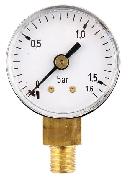 ET - MA40016L02ST - Pressure Gauge Diameter 40 0-1.6bar 1/8" Bottom