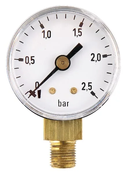 ET - MA40025L02ST - Pressure Gauge Diameter 40 0-2.5bar 1/8" Bottom