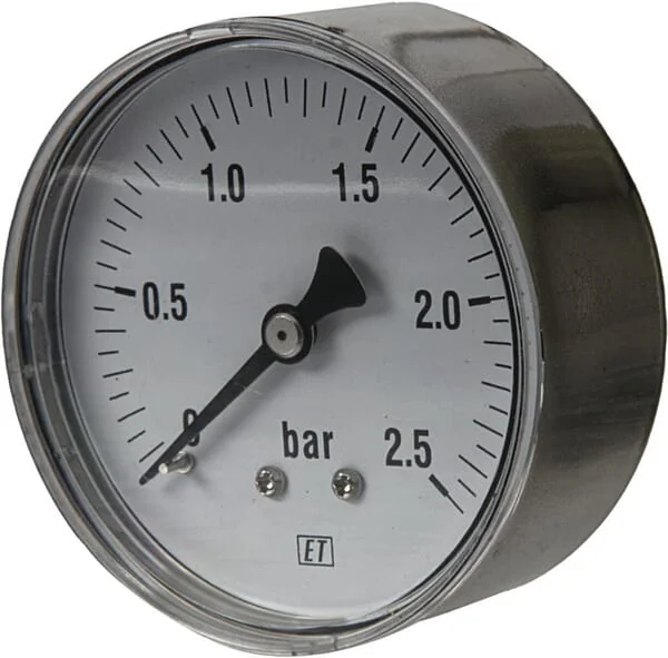 ET - MA63025B04SS - Manometro Diametro 63 0-2,5bar 1/4" Posteriore