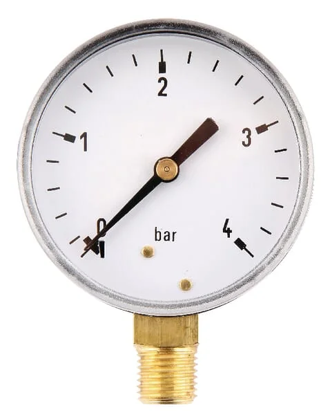 ET - MA634L04ST - Pressure Gauge Diameter 63 0-4bar 1/4" Bottom
