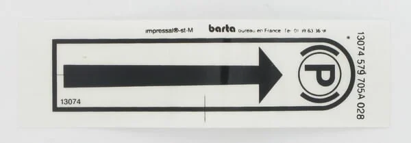 Etesia - ET13074 - Sticker Parking Brake