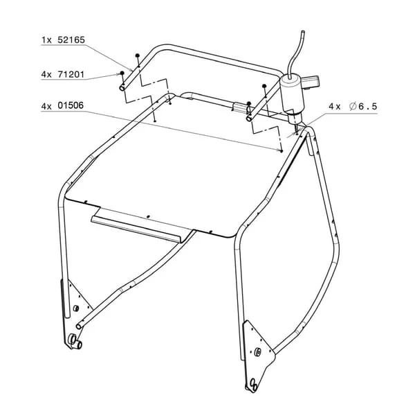 Etesia - ET52165 - Rear Box Bow