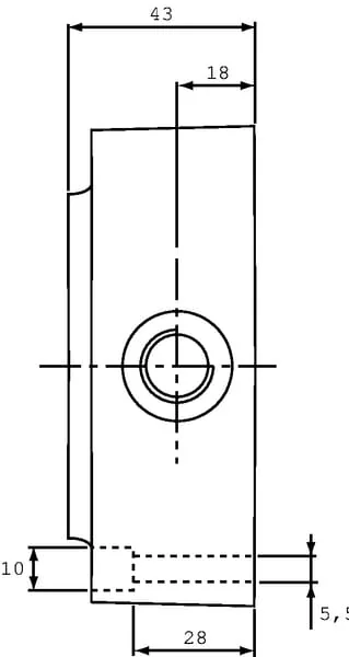 Eurofluid - ES3D38L1 - 03 Subplate Side A+T+B+P 3/8 Inch