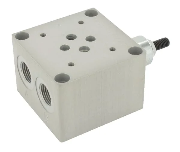 Eurofluid - P06E2GEZ - Subplate with Pressure Relief Valve