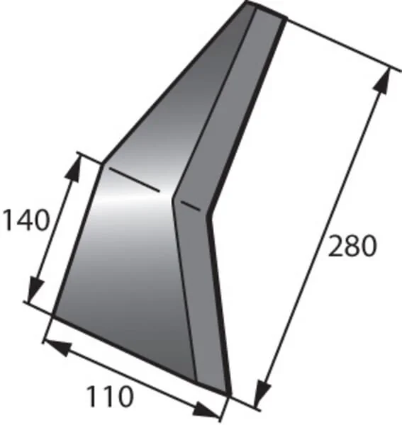 Eurotechnics - 010635 - Landside Coulter RH (56235) Goizin