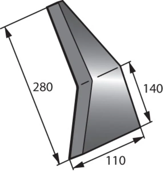 Eurotechnics - 010685 - Landside Coulter LH (506235) Goizin