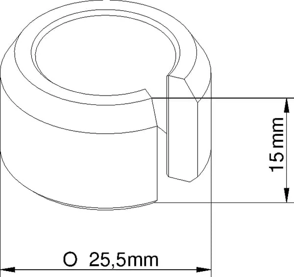 Evers - 990191 - Handle Bush 25.5x17x15 Evers