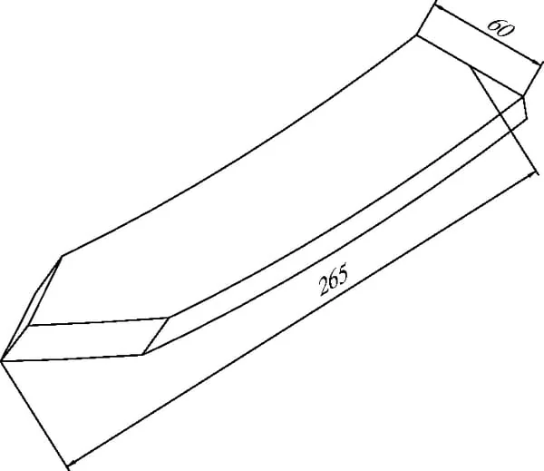 Evers - 990240 - Welded Chisel For 40 cm Tine