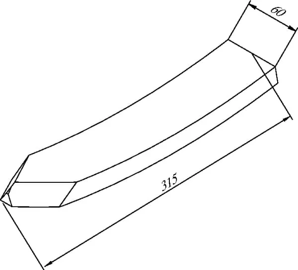 Evers - 990241 - Welded Chisel Plate 6cm