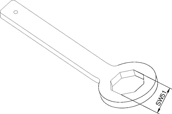 Evers - 992053 - Evers Spanner For Dust Cap Evers